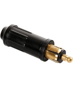 Lampa Spinotto DIN 12/24V per Presa Accendisigari Nero - Max 15A