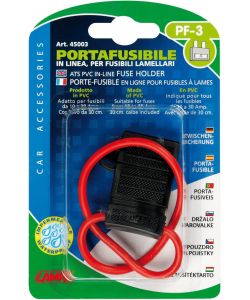 Lampa Portafusibili in Linea PVC per Fusibili Lamellari PF-3 10-30A