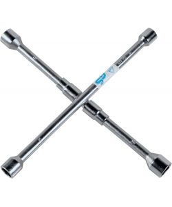 Lampa Chiave Croce Cromata 45cm Utensile Durevole da Fai-da-te