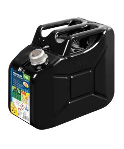 Premium, Tanica Carburante In Metallo - 10 L - Nero