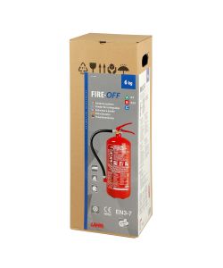 Lampa Estintore A Polvere 6 Kg - Omologato 43A 233B C - con Manometro