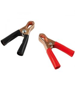 Lampa Coppia Pinze Batteria 15 cm Rosse e Nere 120A in Metallo Zincato