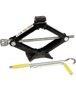 Lampa Cric Pantografo 1000 kg Nero - Raggio di Alzata 90-335 mm