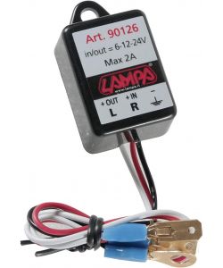 Lampa Dispositivo Elettronico Lampeggiatore Indicatori LED Nero 6/12/24V