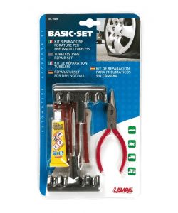 Lampa Kit Riparazione Forature Pneumatici Tubeless Basic-Set Multicolore