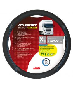 Gt-Sport, Coprivolante In Skeentex - Xl - D.49/51 Cm - Nero/Blu