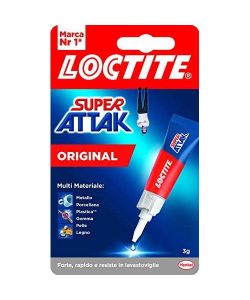 Loctite Super Attak Colla Istantanea Liquida 3 g - Adesivo Multiuso Trasparente