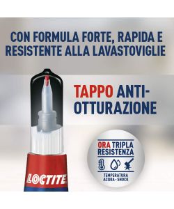 Loctite Super Attak Colla Istantanea Liquida 3 g - Adesivo Multiuso Trasparente