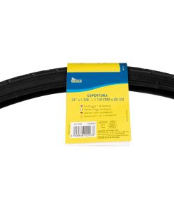 Copertura nera ruota bici adulto 28 pollici x 1 5/8-1 1/8 (700x28-32c)