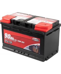 Batteria Auto 90AH 12V 720A polo positivo destro Cassetta L4