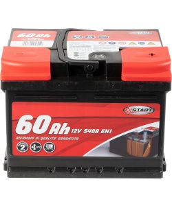 Batteria Auto Start 60AH 12V 540A polo positivo destro Cassetta L2