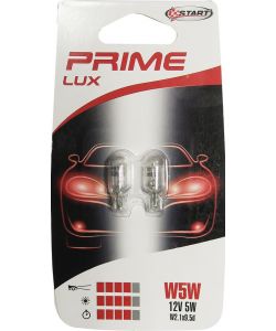 START Lampadine auto W5W alogene in vetro 12V 5W - Coppia 2 pezzi