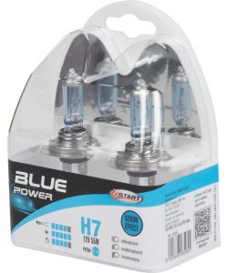 H7 Blue Power Coppia di Lampadine Xenon per luci auto 12V 55W PX26d