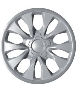 Copricerchio auto grigio singolo monte carlo 14'' in ABS