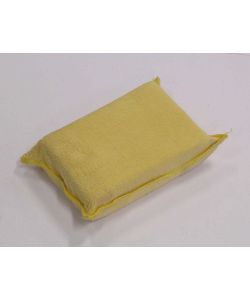 Cuscinetto singolo in pelle naturale scamosciata dim.: 12x8x4 cm