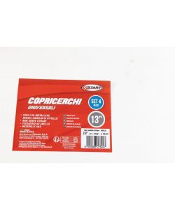 Start Copricerchi Auto Imola 13 Pollici - Set 4 Pezzi in Abs Grigio