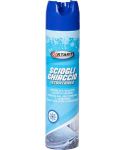 Spray detergente sciogli ghiaccio parabrezza auto istantaneo 400 ml sbrinante