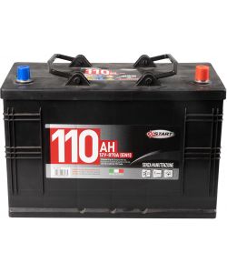 Batteria per autocarro e trattori 110Ah 12V 750A polo positivo destro