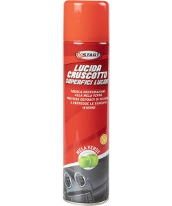 Spray lucida cruscotto auto mela verde 400ml