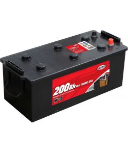 Batteria per autocarro e trattori 200Ah 12V 1050A polo positivo sinistro