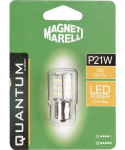 Magneti Marelli P21W lampadina singola per auto LED 33SMD 12V attacco BA15s