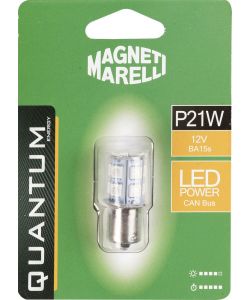 Magneti Marelli P21W lampadina singola auto LED 13SMD 12V attacco BA15s
