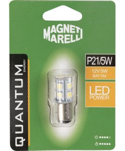 Magneti Marelli P21/5W lampadina singola auto LED SMD 12V/5W attacco BAY15d