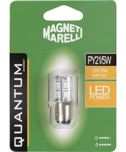 Magneti Marelli PY21/5W lampadina auto singola LED SMD 12V/5W attacco BAY15d