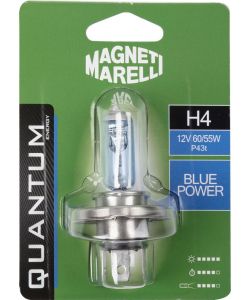 Magneti Marelli H4 lampadina singola auto blue power 12V 60/55W attacco P43t