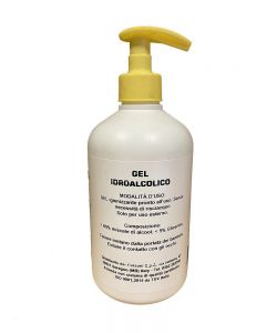 Gel Mani 500ml con dispenser 65% Alcol Made in Italy