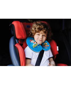 Cuscino collo bambino da viaggio blu boy