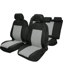 Set completo coprisedili Saturn auto universale airbag nero grigio