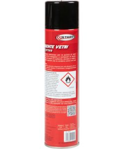 Spray detergente vetri auto, con schiuma attiva, 400 ml antipolvere