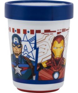 Bicchiere per bambini in plastica Avengers 260 ml