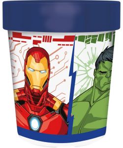 Bicchiere per bambini in plastica Avengers 260 ml