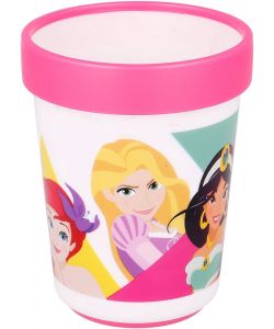 Bicchiere per bambine in plastica Principesse 260 ml