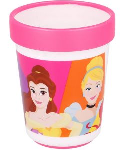 Bicchiere per bambine in plastica Principesse 260 ml