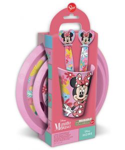 Set Pappa per bambine in plastica 5 pezzi Minnie Mouse