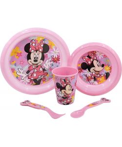 Set Pappa per bambine in plastica 5 pezzi Minnie Mouse