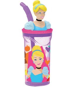 Borraccia per bambine in plastica Principesse 360 ml