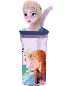 Borraccia per bambine in plastica Frozen 360 ml