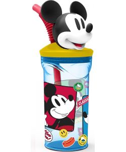 Borraccia per bambini in plastica Mickey Mouse 360 ml