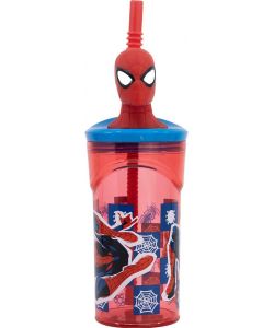 Borraccia per bambini in plastica Spiderman 360 ml