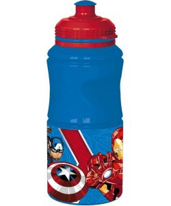 Borraccia per bambini in plastica Avengers 380 ml