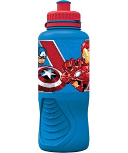 Borraccia per bambini in plastica Avengers 400 ml