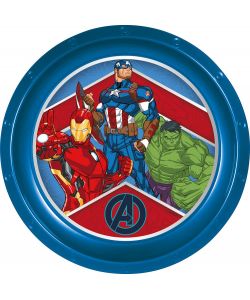 Piatto Piano in plastica Avengers Marvel