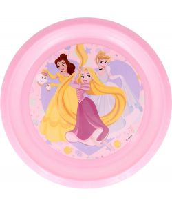 Piatto Piano in plastica Principesse Disney