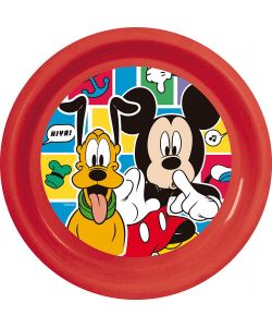 Piatto Piano in plastica Mickey Mouse Disney