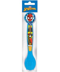 Set 2 posate in plastica Spiderman Marvel