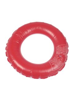 Anello salvagente rosso gonfiabile per piscina e acquagym